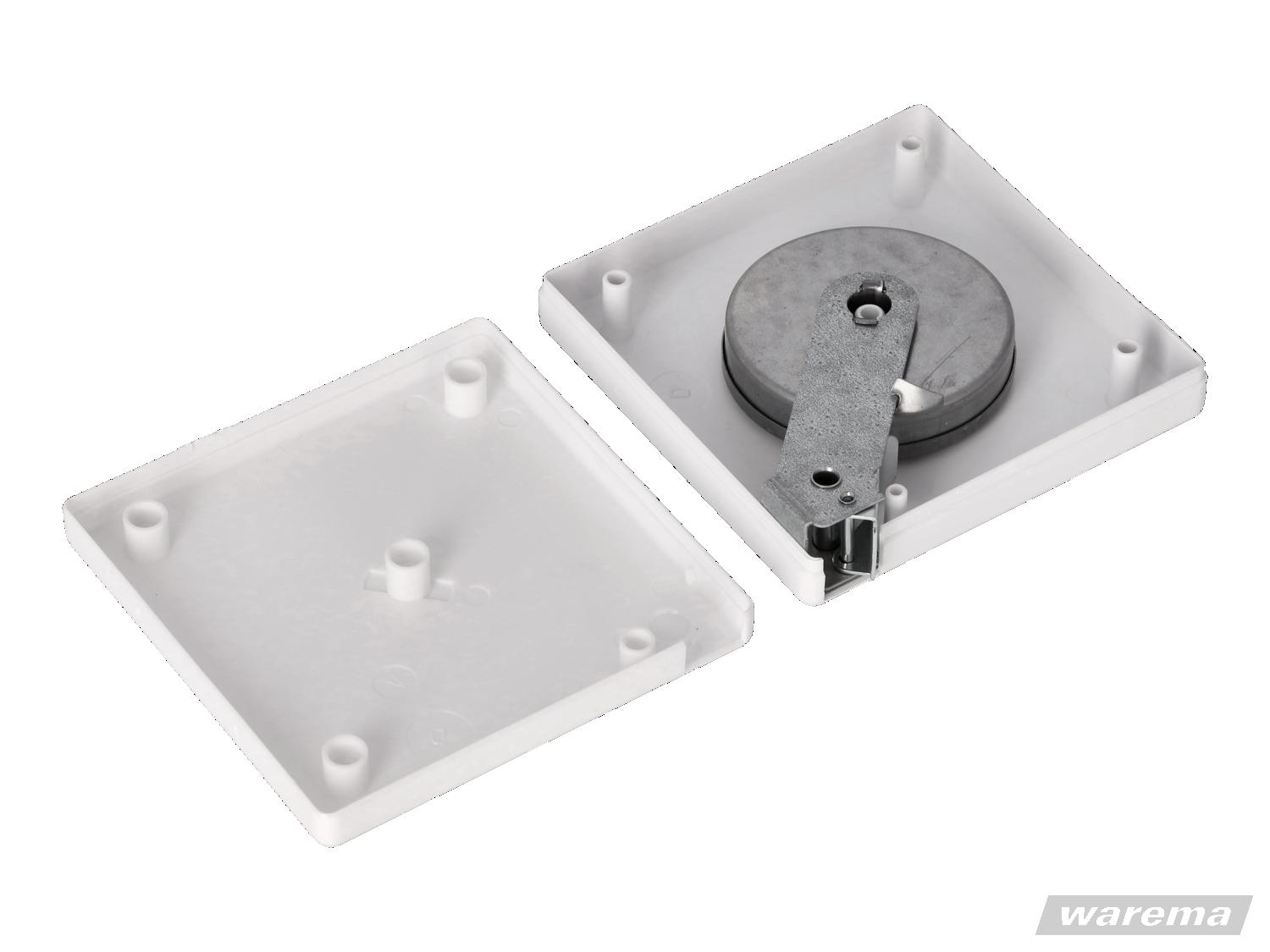 WAREMA • Gurtwickler Aufputz, weiß, für Gurt 14 mm, ohne Gurt