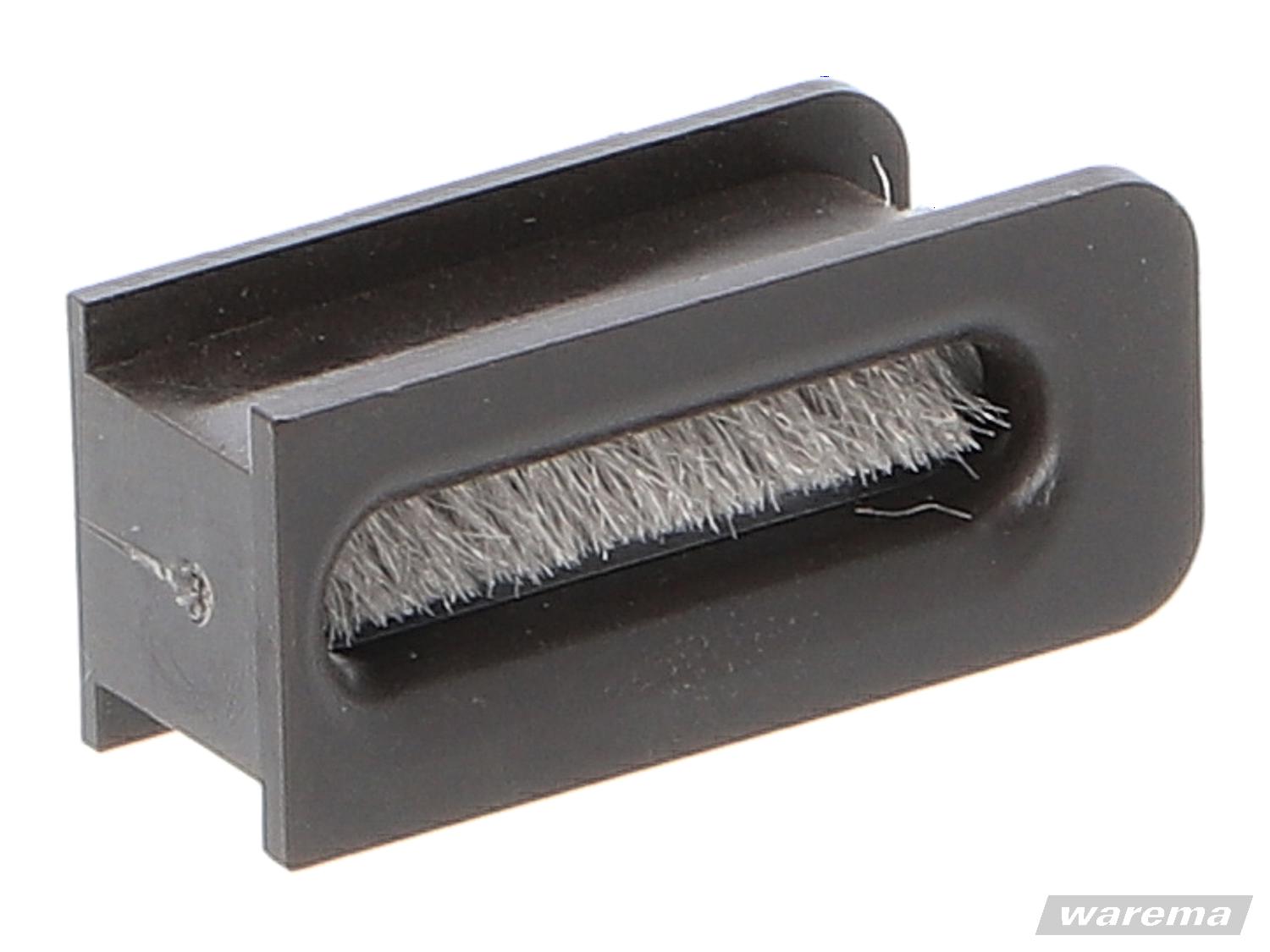 WAREMA • Gurtdurchführung braun, senkrecht, für Gurt 23 mm