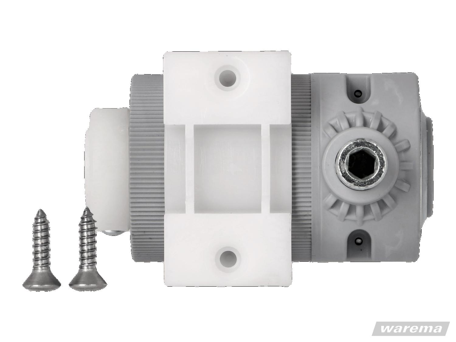 WAREMA • Beipack Getriebe 2:1, mit Zapfen, mit 6mm Sechskant, links
