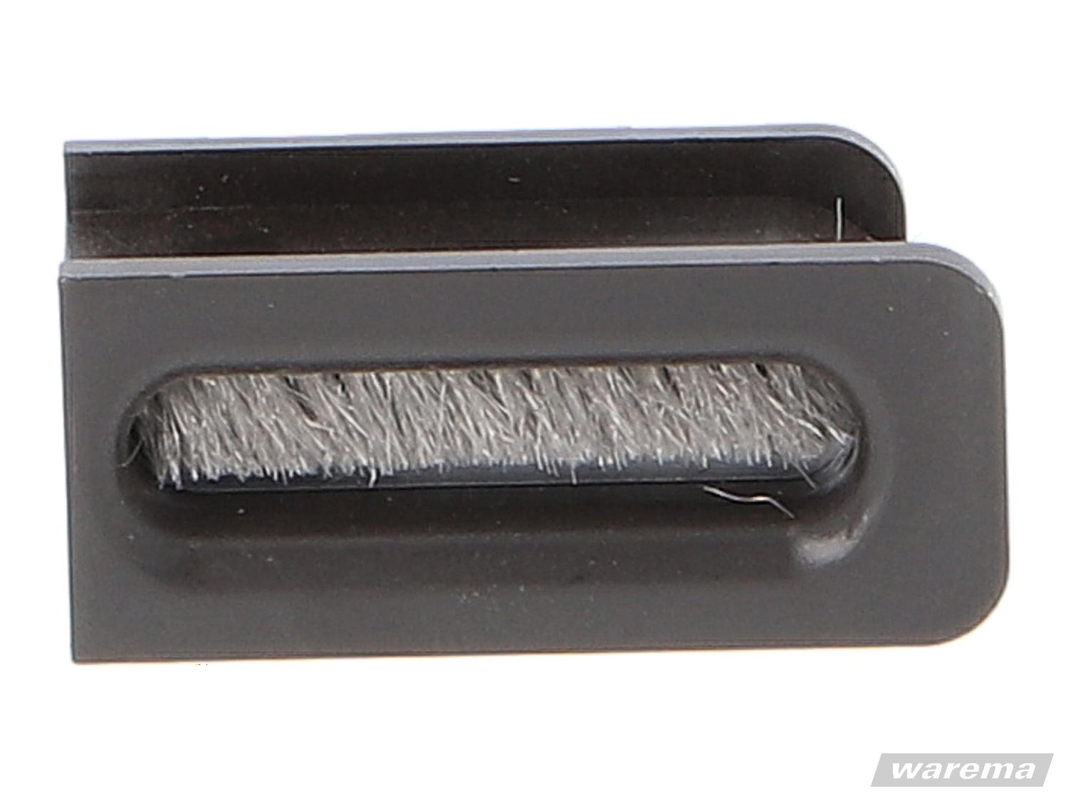 WAREMA • Gurtdurchführung braun, senkrecht, für Gurt 23 mm