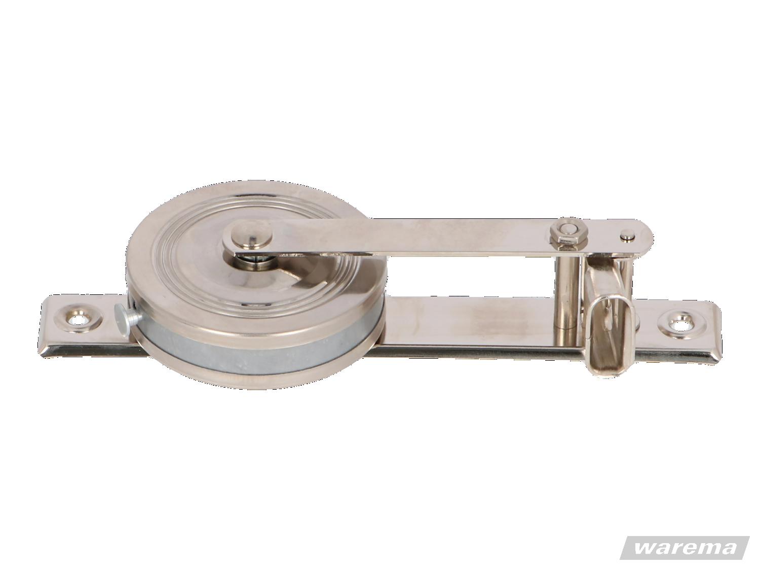 Gurtwickler feststehend, für Gurt 23mm, messing