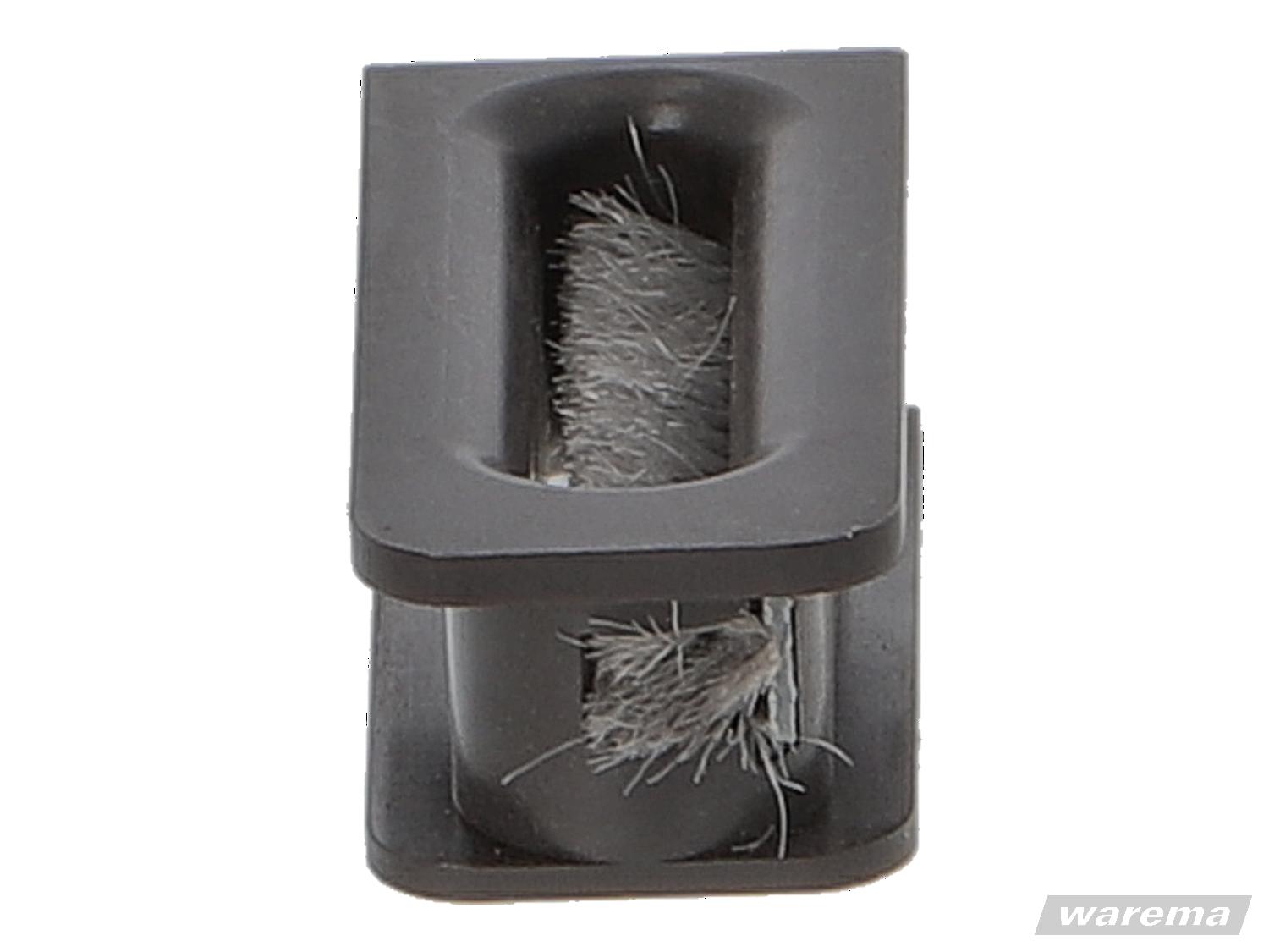 WAREMA • Gurtdurchführung braun, senkrecht, für Gurt 23 mm