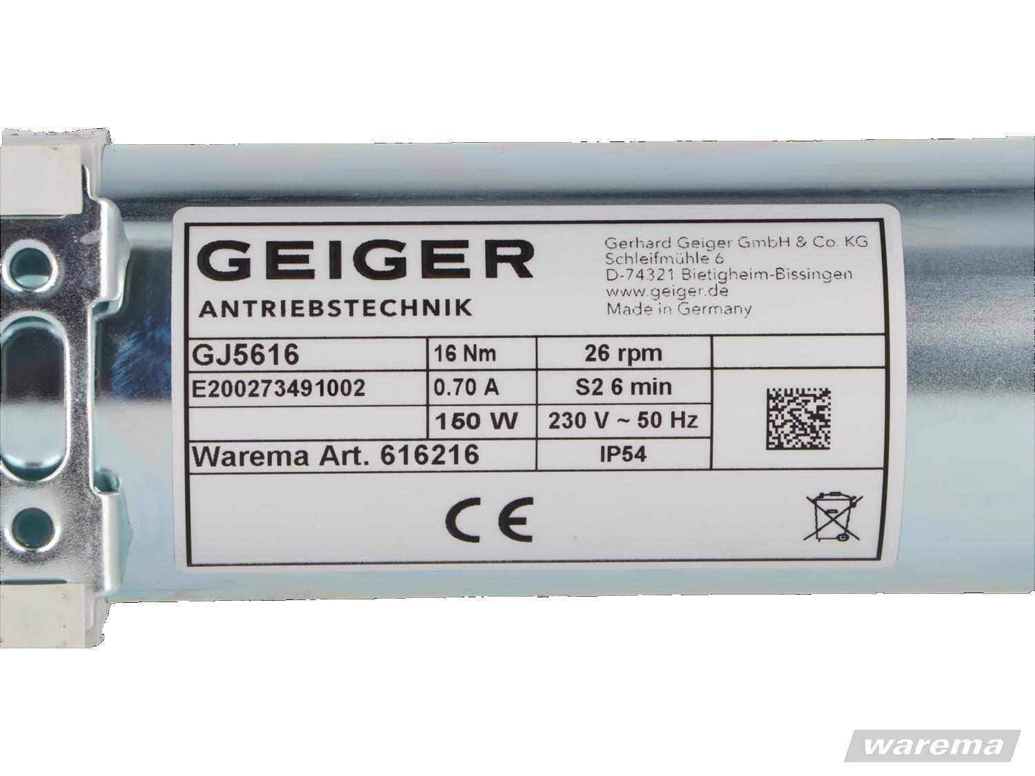 Blockmotor GJ5616, 2x8/26L, 230V, 50Hz