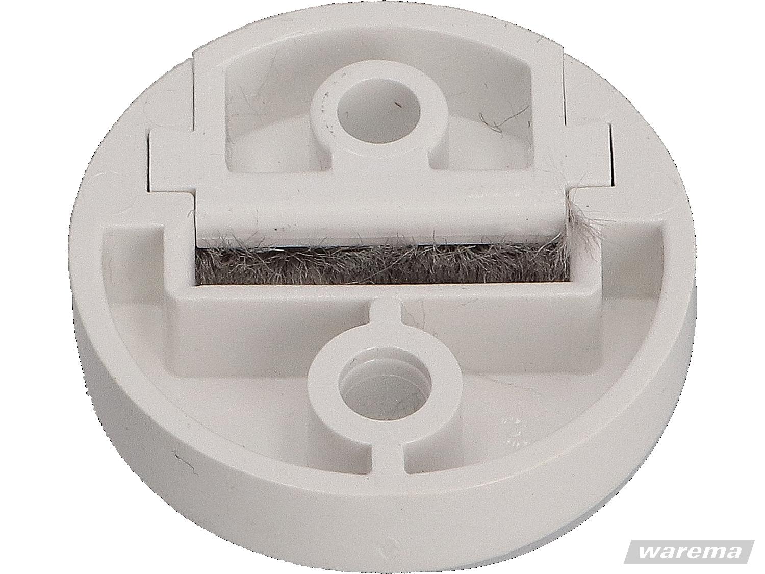 WAREMA • Gurtdurchführung senkrecht, mit Bürste, für Gurt 23 mm