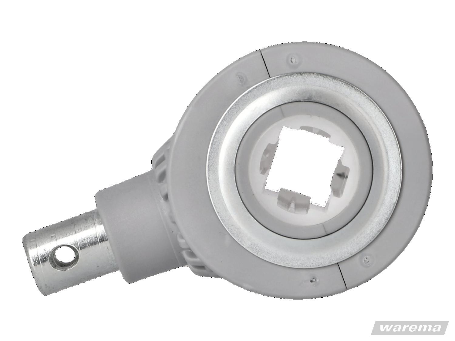 WAREMA • Beipack Getriebe 2:1, mit Zapfen, mit 6mm Sechskant, links