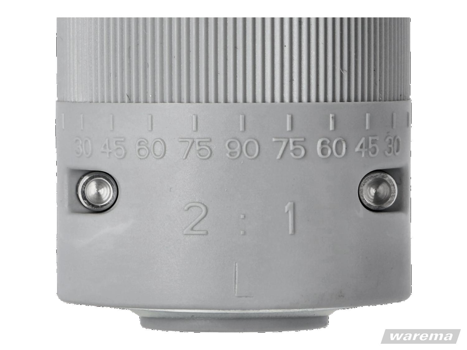 WAREMA • Beipack Getriebe 2:1, links, ohne Zapfen, mit 6 mm Sechskant