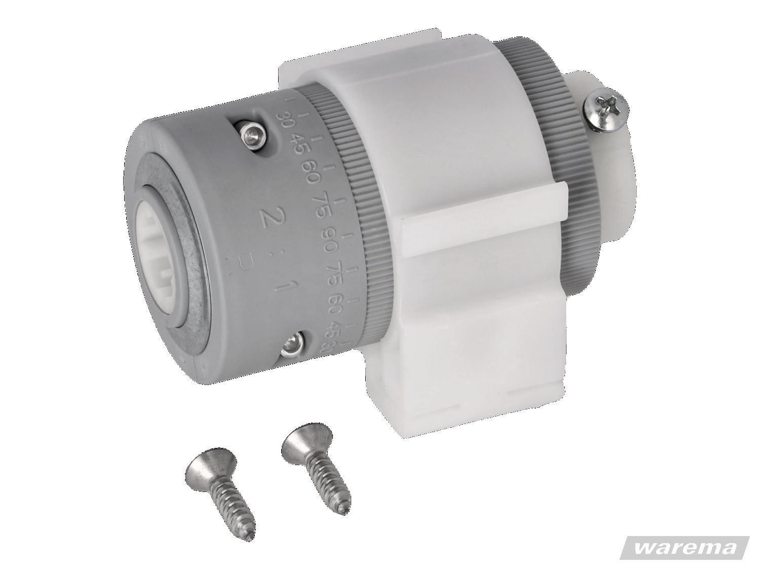 WAREMA • Beipack Getriebe 21, rechts, ohne Zapfen, mit 6 mm Vierkant