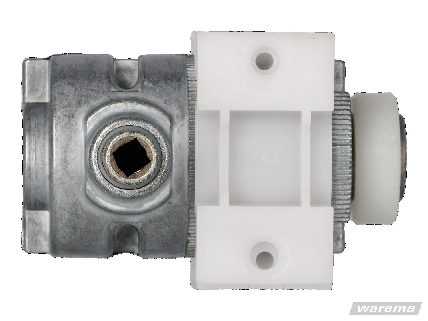 WAREMA • Beipack Getriebe 3:1, links, mit Zapfen, mit 6 mm Vierkant