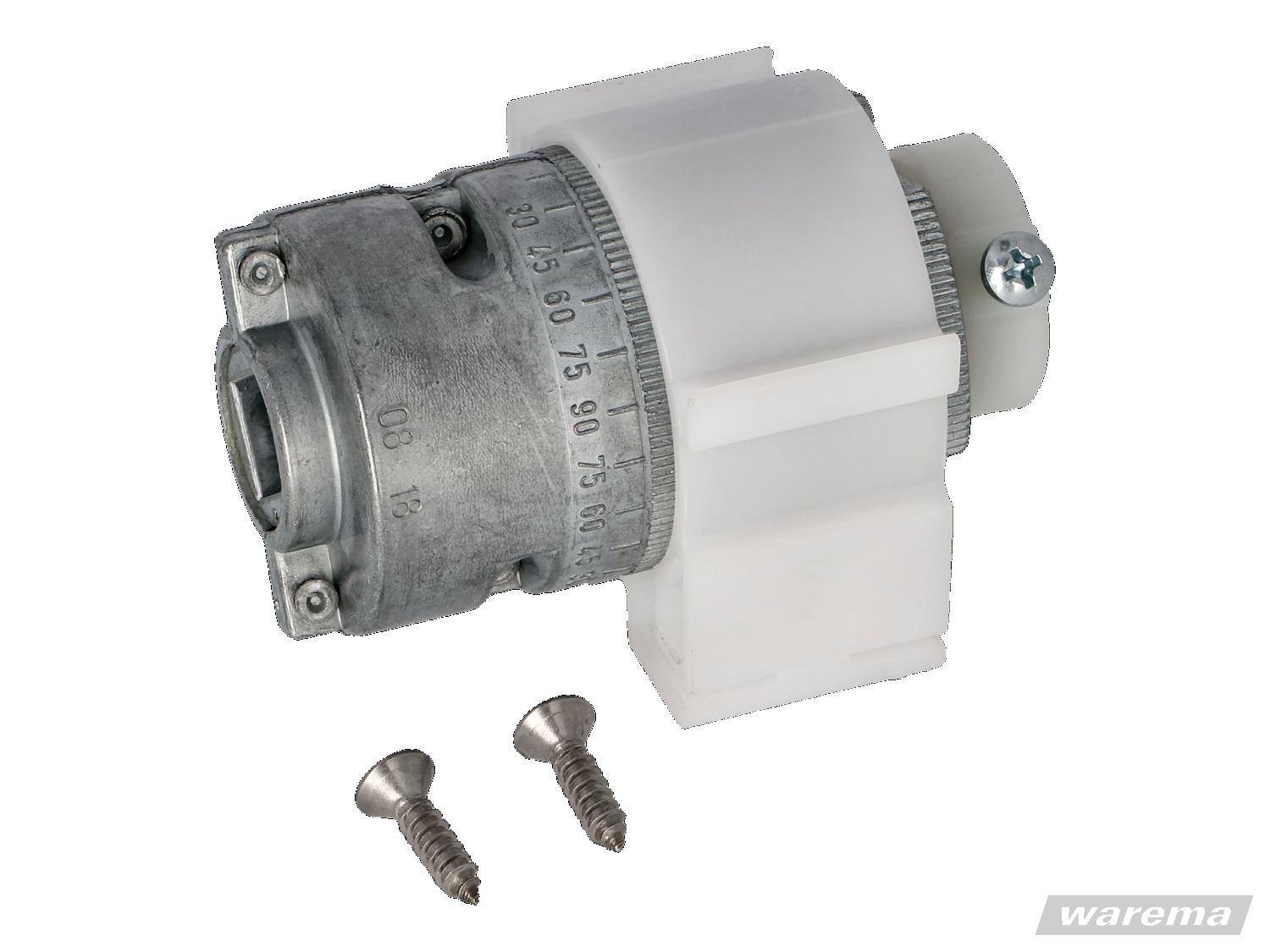 WAREMA • Beipack Getriebe 3:1, links, mit Zapfen, mit 6 mm Vierkant