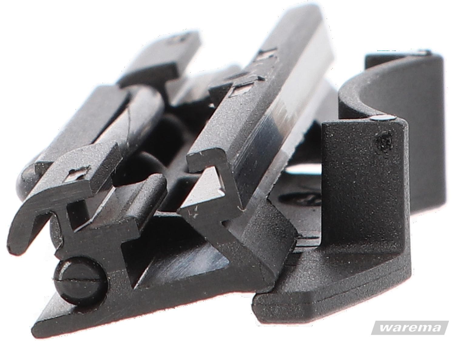WAREMA • Klemmhalter  für Winkellasche, schwarz