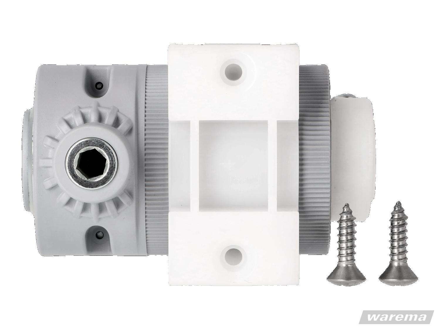 WAREMA • Beipack Getriebe 2:1, links, ohne Zapfen, mit 6 mm Sechskant